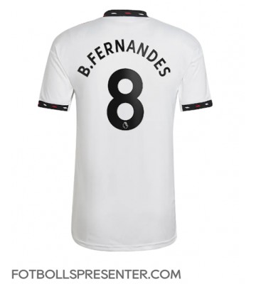 Manchester United Bruno Fernandes #8 Borta Matchtröja 2022-23 Kortärmad
